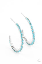 Load image into Gallery viewer, paparazzi-accessories-dont-think-twice-blue-earrings
