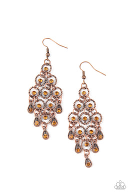 paparazzi-accessories-chandelier-cameo-copper-earrings