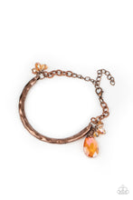 Load image into Gallery viewer, paparazzi-accessories-let-yourself-glow-copper-bracelet
