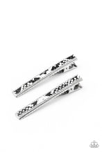 Load image into Gallery viewer, paparazzi-accessories-rhinestone-jungle-black-hair clip
