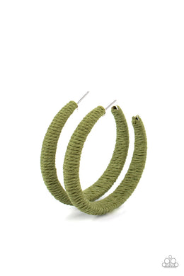 paparazzi-accessories-twine-and-dine-green-earrings