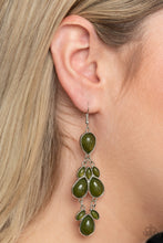 Load image into Gallery viewer, Superstar Social - Green Earrings - Paprazzi Jewelry

