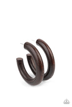 Load image into Gallery viewer, paparazzi-accessories-woodsy-wonder-brown-earrings
