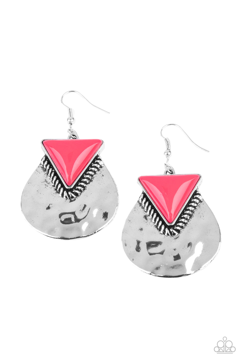 paparazzi-accessories-road-trip-treasure-pink-earrings