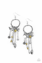 Load image into Gallery viewer, paparazzi-accessories-charm-school-yellow-earrings
