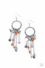 Load image into Gallery viewer, paparazzi-accessories-charm-school-orange-earrings
