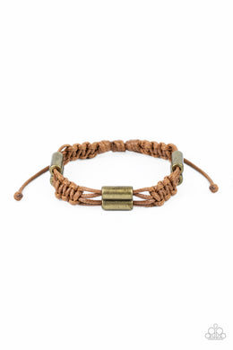 paparazzi-accessories-always-adrift-brown-bracelet