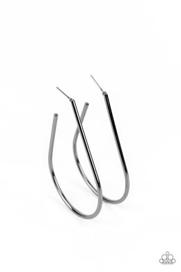 paparazzi-accessories-city-curves-black-earrings