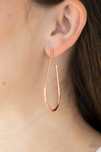 Load image into Gallery viewer, City Curves - Copper Earrings - Paparazzi Jewelry
