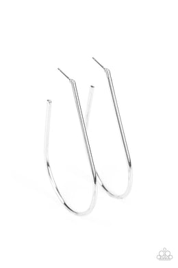 paparazzi-accessories-city-curves-silver-earrings