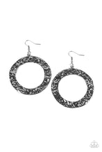 Load image into Gallery viewer, paparazzi-accessories-primal-meridian-black-earrings

