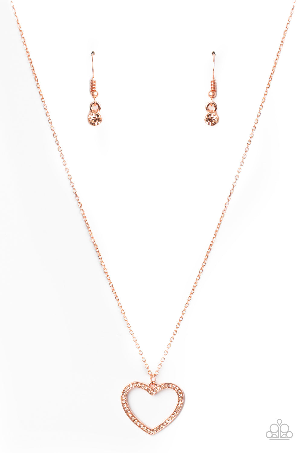 paparazzi-accessories-glow-by-heart-copper-necklace