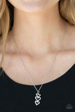 Load image into Gallery viewer, With All Your HEARTS - White Necklace - Paprazzi Jewelry
