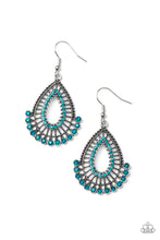 Load image into Gallery viewer, paparazzi-accessories-castle-collection-blue-earrings
