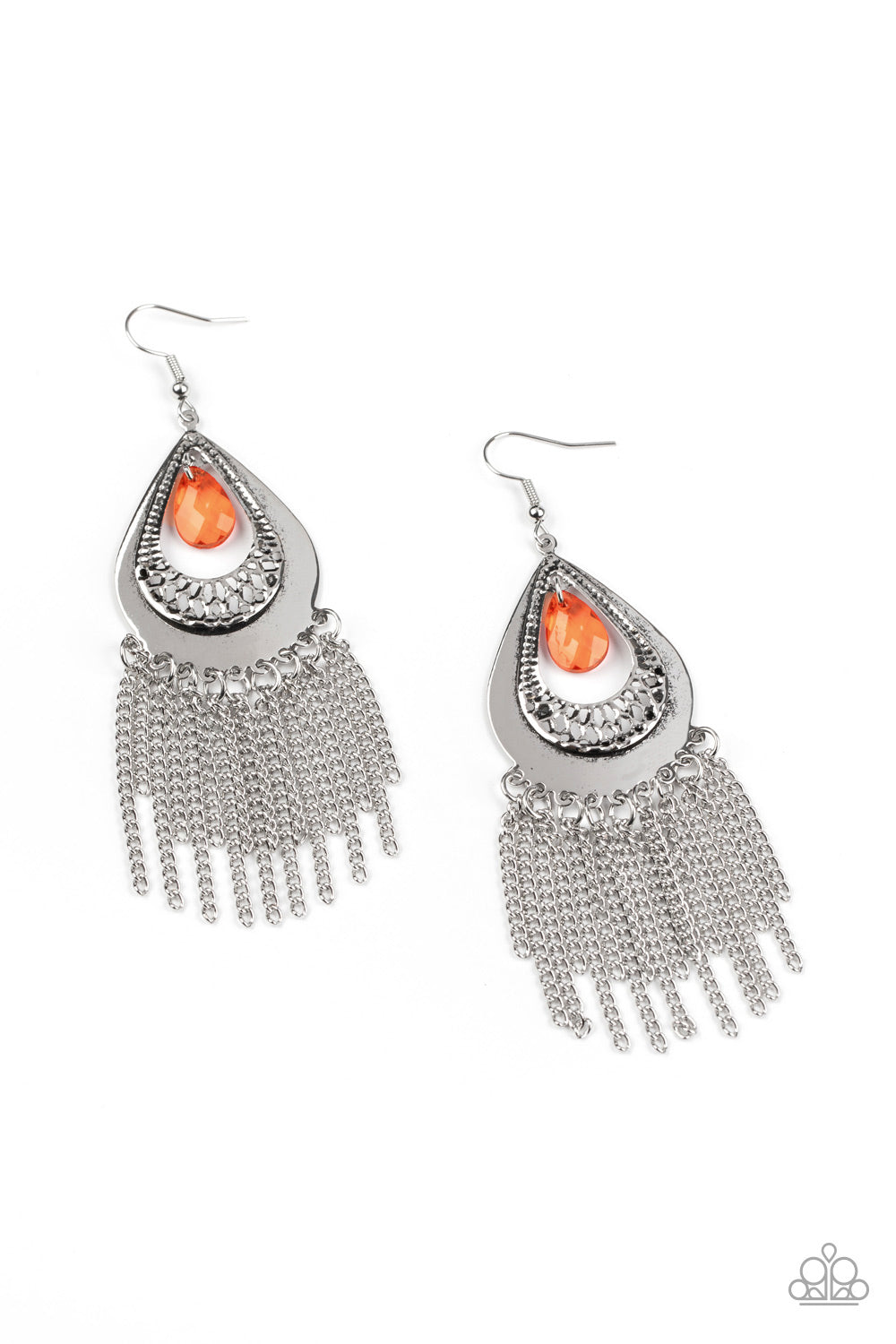 paparazzi-accessories-scattered-storms-orange-earrings