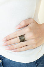 Load image into Gallery viewer, Butterfly Bayou - Brass Ring - Paparazzi Jewelry
