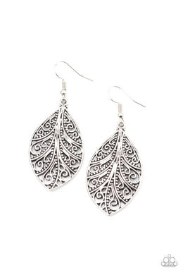 paparazzi-accessories-one-vine-day-silver-earrings