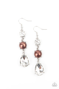 paparazzi-accessories-unpredictable-shimmer-brown-earrings