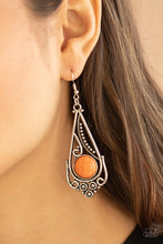 Load image into Gallery viewer, Canyon Climate - Orange Earrings - Paparazzi Jewelry
