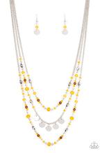 Load image into Gallery viewer, paparazzi-accessories-step-out-of-my-aura-yellow-necklace
