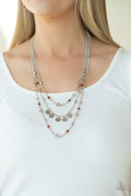 Load image into Gallery viewer, Step Out of My Aura - Brown Necklace - Paparazzi Jewelry
