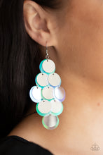 Load image into Gallery viewer, Sequin Seeker - Silver Earrings - Paparazzi Jewelry
