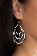 Load image into Gallery viewer, Break Out In TIERS - Blue Earrings - Paprazzi Jewelry
