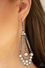 Load image into Gallery viewer, High-Ranking Radiance - Black Earrings - Paparazzi Jewelry
