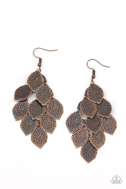 paparazzi-accessories-loud-and-leafy-copper-earrings