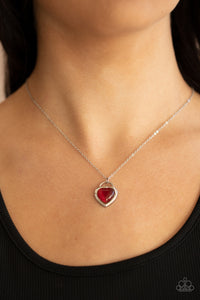 A Dream is a Wish Your Heart Makes - Red Necklace - Paparazzi Jewelry