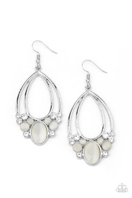 paparazzi-accessories-look-into-my-crystal-ball-white-earrings