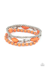 Load image into Gallery viewer, paparazzi-accessories-sahara-sanctuary-orange-bracelet
