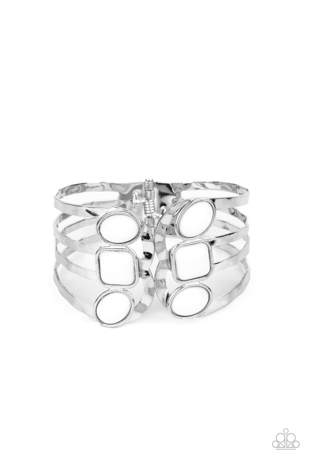 paparazzi-accessories-mystified-white-bracelet