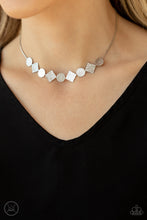 Load image into Gallery viewer, Dont Get Bent Out Of Shape - Silver Necklace - Paparazzi Jewelry
