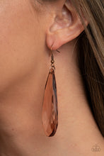 Load image into Gallery viewer, Crystal Crowns - Copper Earrings - Paparazzi Jewelry
