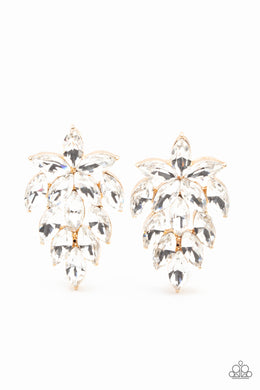 paparazzi-accessories-they-see-me-glowin-gold-post earrings