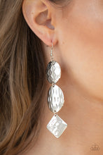 Load image into Gallery viewer, Mixed Movement - Silver Earrings - Paprazzi Jewelry
