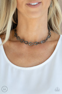 Urban Safari - Black Necklace - Paparazzi Jewelry