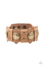 Load image into Gallery viewer, paparazzi-accessories-electrified-edge-brown-bracelet
