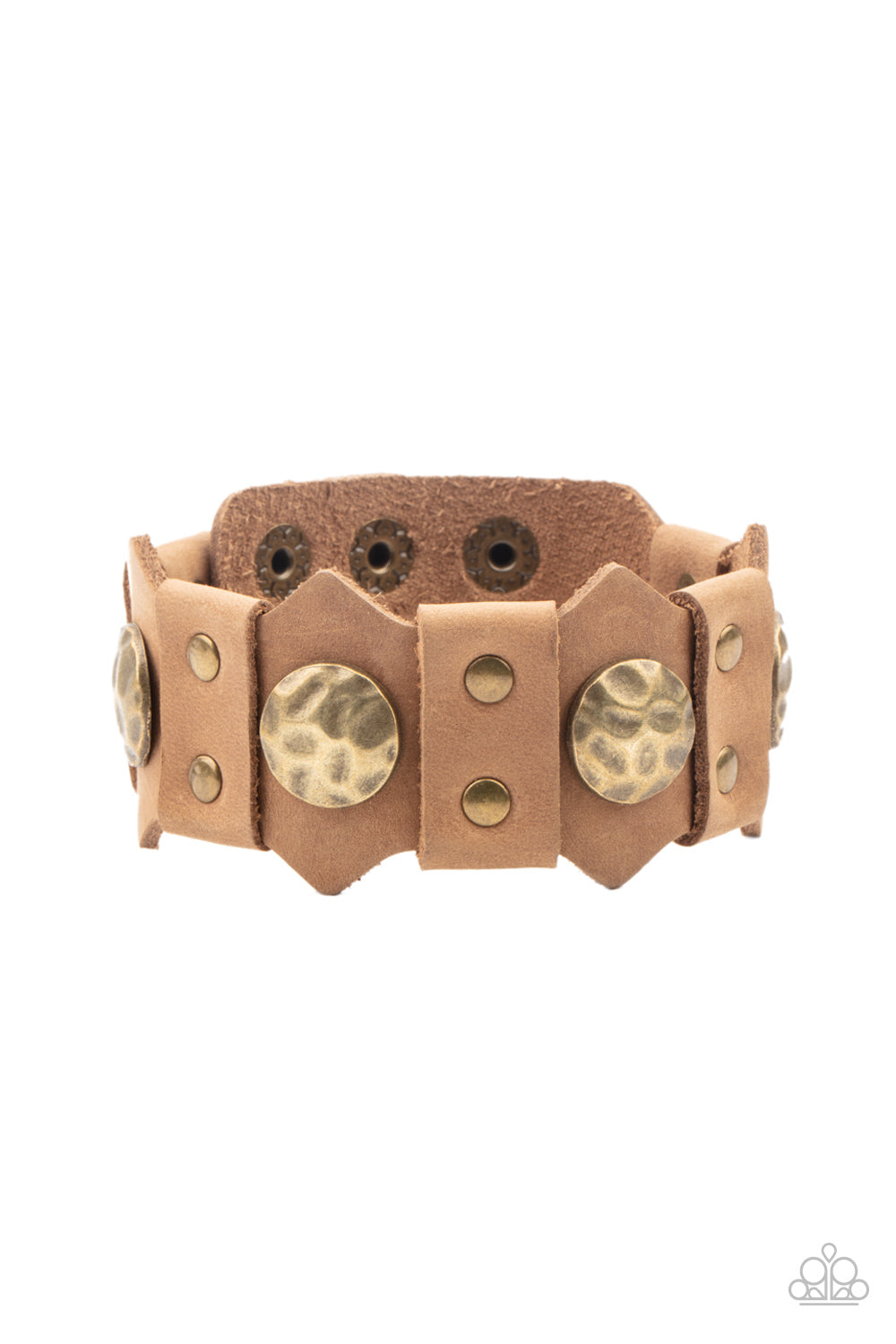 paparazzi-accessories-electrified-edge-brown-bracelet