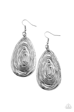 paparazzi-accessories-rural-ripples-black-earrings