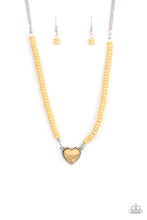 Load image into Gallery viewer, paparazzi-accessories-country-sweetheart-yellow-necklace
