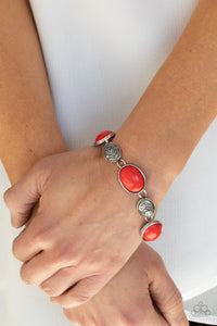 Cactus Country - Red Bracelet - Paparazzi Jewelry