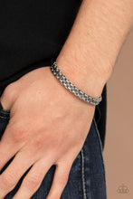Load image into Gallery viewer, Full Rig - Silver Mens Bracelet - Paparazzi Jewelry
