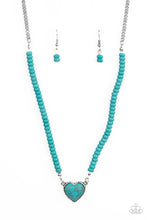 Load image into Gallery viewer, paparazzi-accessories-country-sweetheart-blue-necklace
