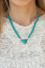 Load image into Gallery viewer, Country Sweetheart - Blue Necklace - Paparazzi Jewelry
