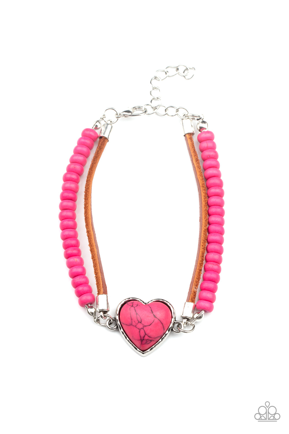 paparazzi-accessories-charmingly-country-pink-bracelet