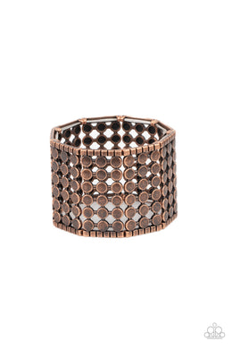 paparazzi-accessories-cool-and-connected-copper-bracelet