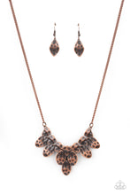 Load image into Gallery viewer, paparazzi-accessories-rustic-smolder-copper-necklace
