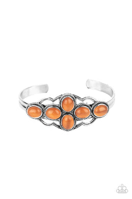 paparazzi-accessories-color-me-celestial-orange-bracelet